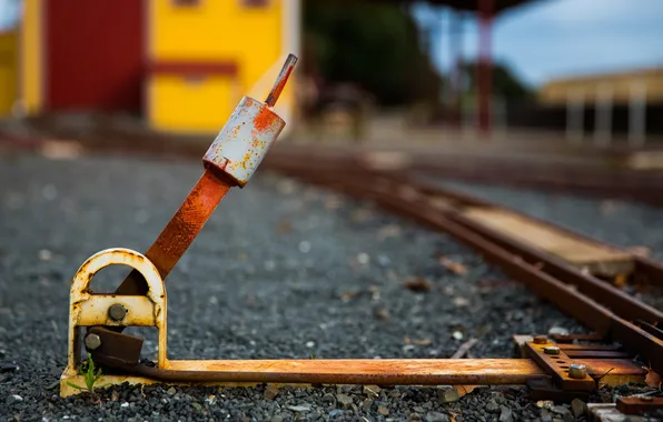Background, arrows, railroad