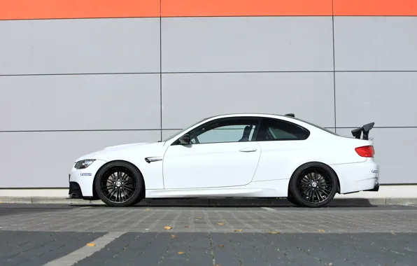 Picture white, wall, BMW, BMW, wall, white, g-power, e92