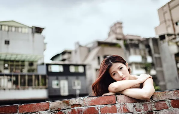 Look, girl, portrait