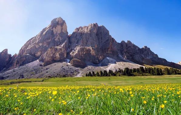 Summer, mountains, South Tyrol