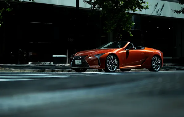 The city, street, Lexus, convertible, 2021, LC 500 Convertible