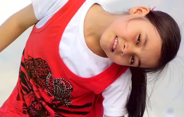 Summer, star, happy, photography, smile, hair, child, happiness