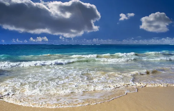 Sea, nature, cloud