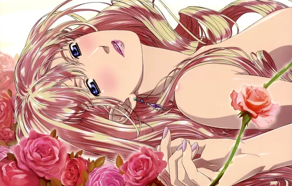 Picture rose, Girl, blue eyes, blonde hair, sheryl nome, macross frontier
