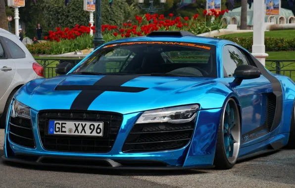 Wallpaper, tuning, Audi, Audi R8, car, Audi R8 V10 by xXx Performance