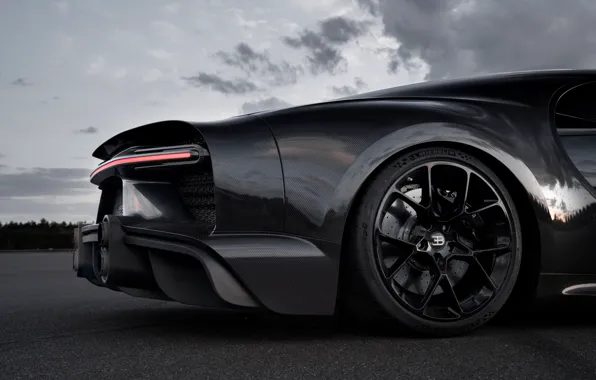 Wheel, Bugatti, the rear part, hypercar, Chiron, 2019, Super Sport 300+