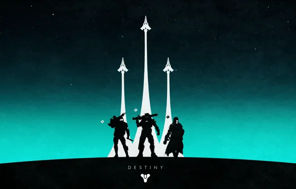 Destiny, the game, Bungie, art, guardians, poster, Activision