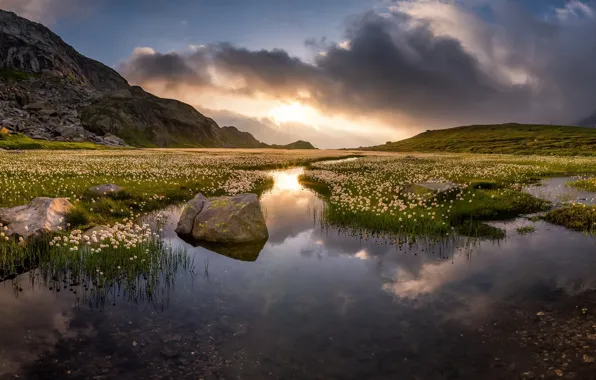 Landscape, Switzerland, Alps