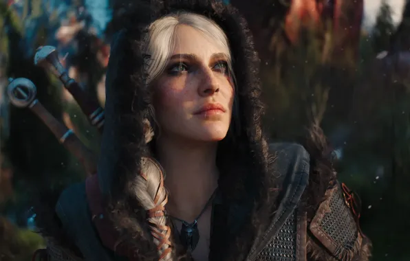 CRIS, Cirilla Fiona Elen Riannon, Ciri, Cirilla, Cirilla, Cirilla Fiona Ellen Riannon, Vedmochka, Lynx Medallion