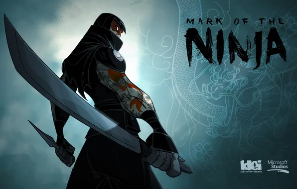 Game, sword, tattoo, dagger, ninja, ninja, small, mark of the ninja