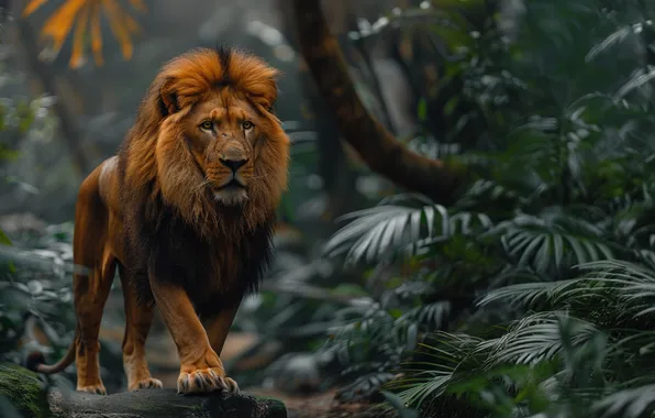 Look, Leo, Predator, Digital art, Big cat, AI art, The Art of Artificial Intelligence, Neural …