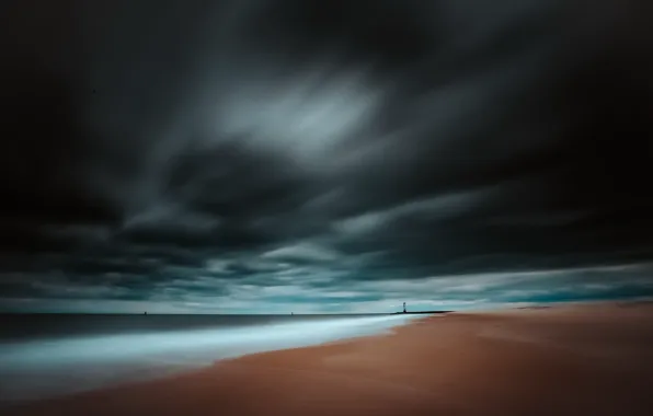 Picture sea, the sky, shore