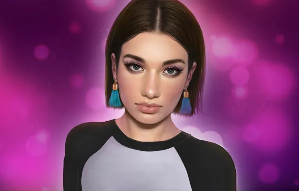 Girl, Look, Face, Girl, Eyes, Portrait, Art, Sexy