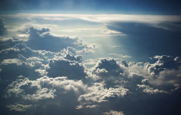 The sky, clouds, horizon, top, dobraatebe
