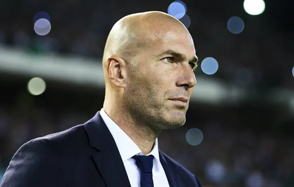 Picture football, legend, coach, football, Real Madrid, Real Madrid, Zinedine Zidane