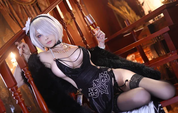 Picture girl, young, nier automata