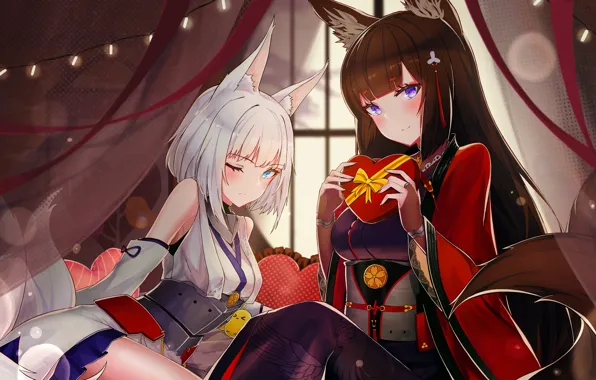 Amagi, kaga, Azur Lane, septoleaf