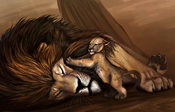 Picture animals, figure, predators, Leo, Disney, lion, animals, lion