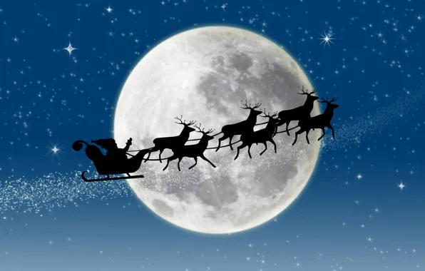 Stars, snow, New year, new year, deer, snow, stars, merry christmas
