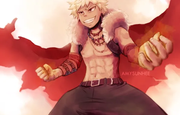 Smile, guy, My Hero Academia, Boku No Hero Academy, My Hero Academy, Bakuga Katsuki