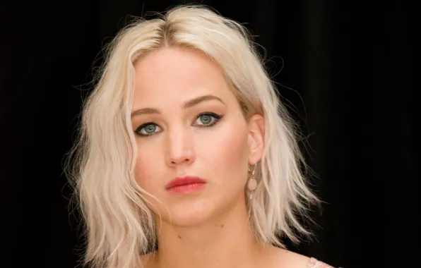 Picture girl, stars, face, hair, actress, blonde, Jennifer Lawrence
