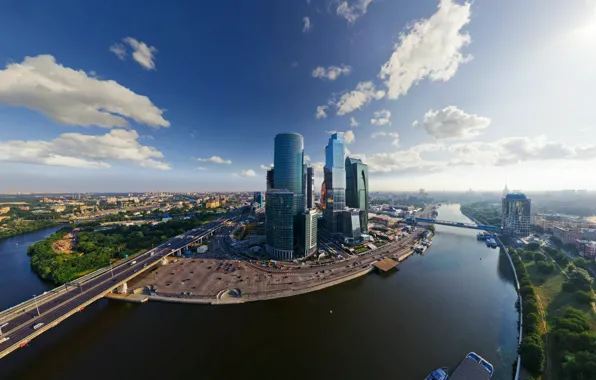Picture river, Moscow, City