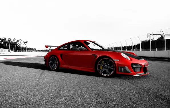 Picture red, tuning, 911, Porsche, Porsche, Porsche, track, GT2 RS