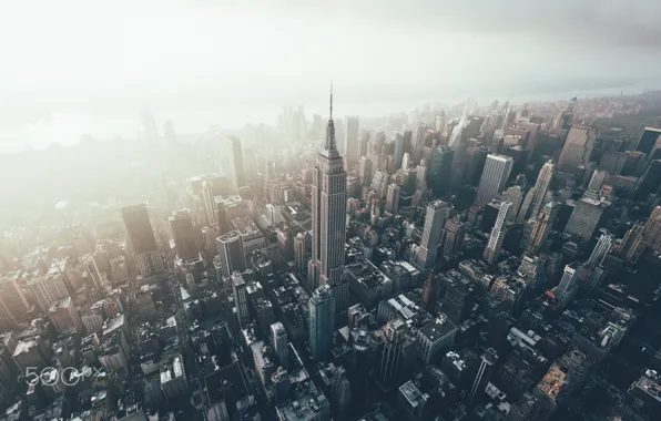 The city, USA, New York, skyscrapers, empair