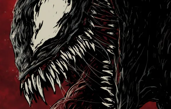Teeth, mouth, fangs, Venom, Venom, symbiote