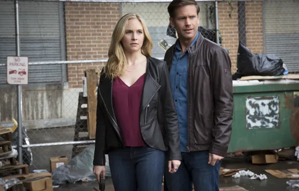 Picture girl, jacket, male, The vampire diaries, Vampire Diaries, Candice Accola, Candice Accola, Matthew Davis