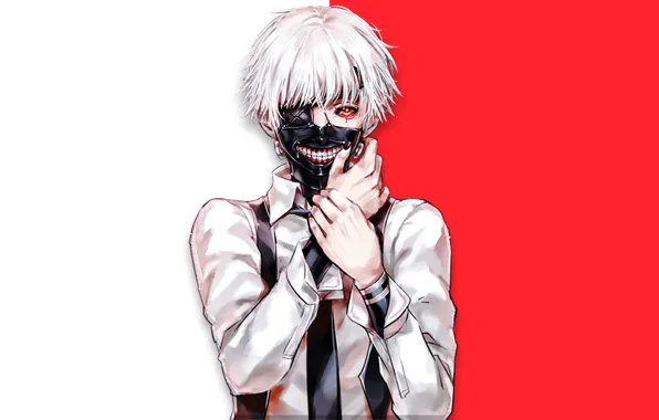 Kaneki Ken, Tokyo Ghoul, manga, white | 1920x1080 Wallpaper - wallhaven.cc