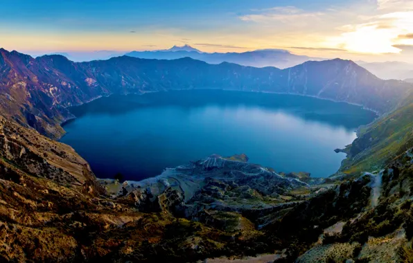 Nature, lake, sea., krator