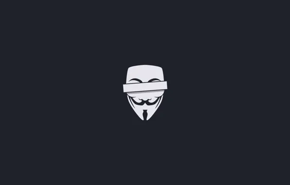 Picture minimalism, mask, censored, anonymous, anonymous