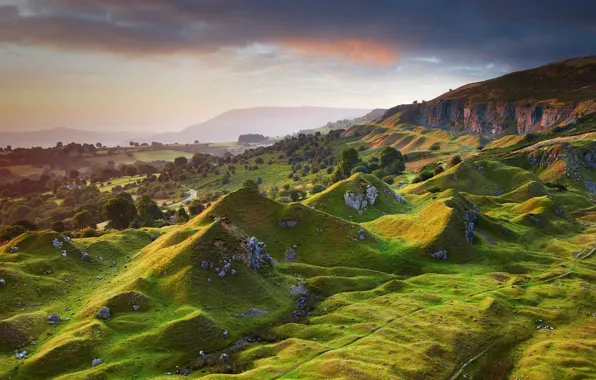 Mountains, Wales, The Brecon Beacons, Powys