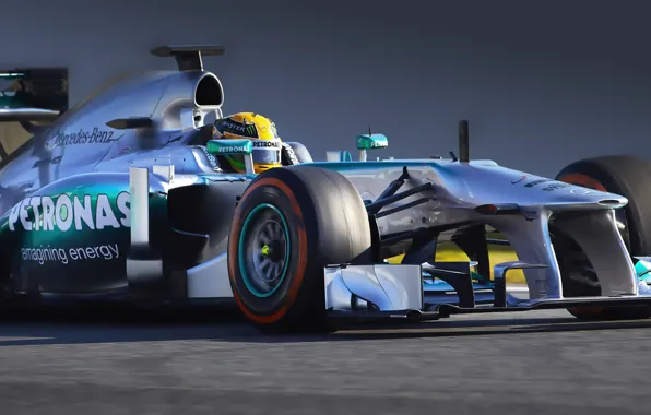 Picture race, Mercedes, the car, formula 1, Lewis Hamilton