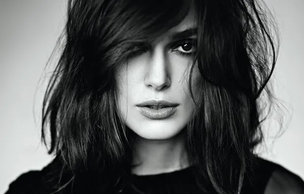 Picture eyes, look, girl, face, hair, actress, lips, Keira Knightley