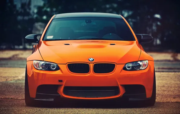 Picture look, BMW, orange