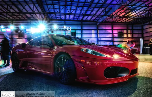 Light, tuning, garage, excerpt, Ferrari, hdr, aircraft, hangar