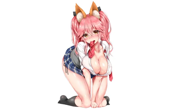 Kawaii, girl, hot, sexy, nipples, boobs, breast, pink