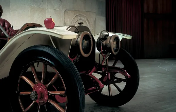 Retro, Apple, twilight, the front, Lancia, Beta, 1909, 15HP