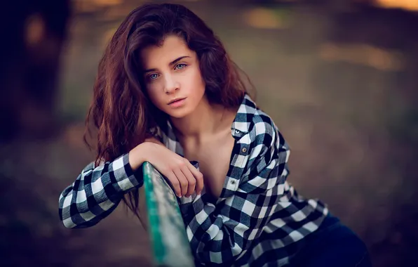 Portrait, cell, shirt, Ariadna