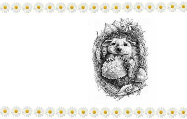 Figure, art, hedgehog, children's