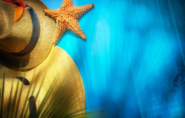 Summer, stars, stay, hat