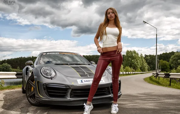 Picture model, Girl, Porsche, figure, legs, Oleg Klimin