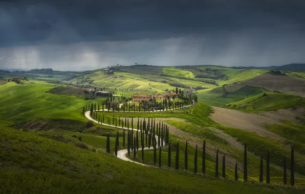 Road, Italy, Tuscany