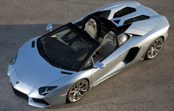 Picture Roadster, the view from the top, roadster, LP700-4, Lamborghini, Lamborghini Aventador