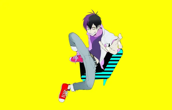 Picture anime, art, Staz, Blood lad, Bloody guy