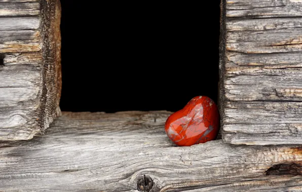 Picture trees, love, red, darkness, stones, background, holiday, black