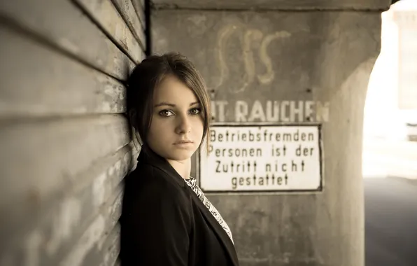 Look, girl, background