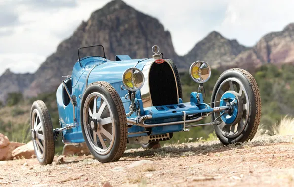 Picture Bugatti, Lights, Classic, Chrome, Classic car, 1924, Grille, Type 35